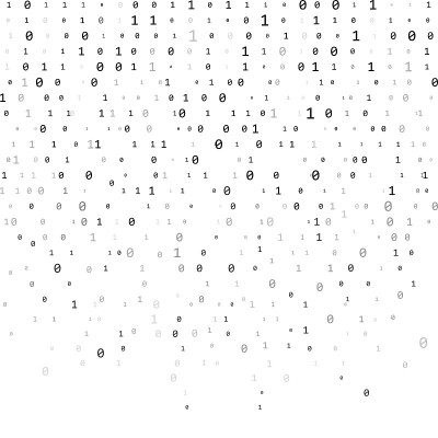 Background With Digits On Screen. binary code zero
