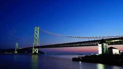日本兵库县明石海峡大桥