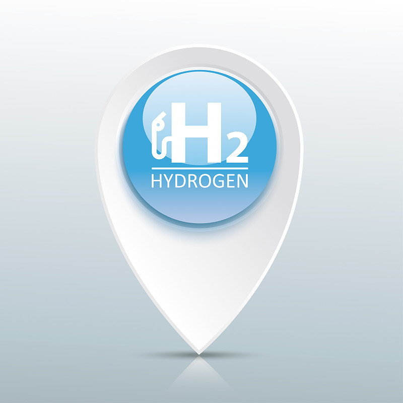 H2氢气泵指针蓝色按钮