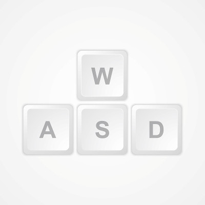 电脑键盘WASD游戏按键。
