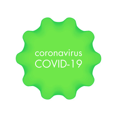 Covid-19冠状病毒细胞。传染病的感染。