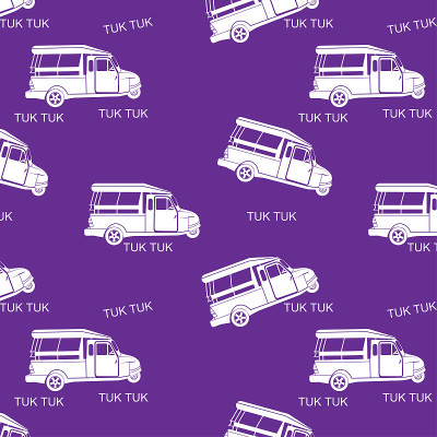 这辆车的名字是TUK-TUK是泰国的名字