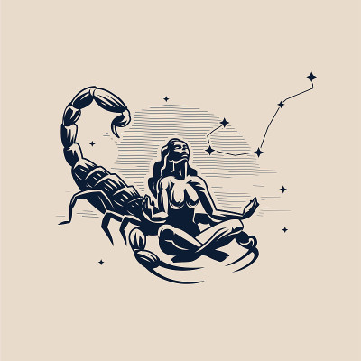 天蝎座:黄道十二宫的一个星座。