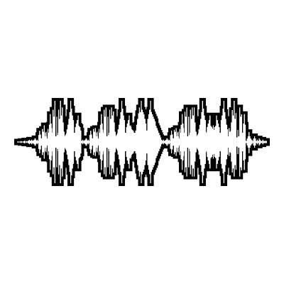 声波音频数字均衡器技术振荡音乐轮廓轮廓图标黑色矢量插图平面风格图像