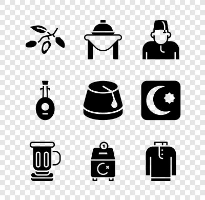 Set Date fruit, Table food, Muslim man, Medieval高脚