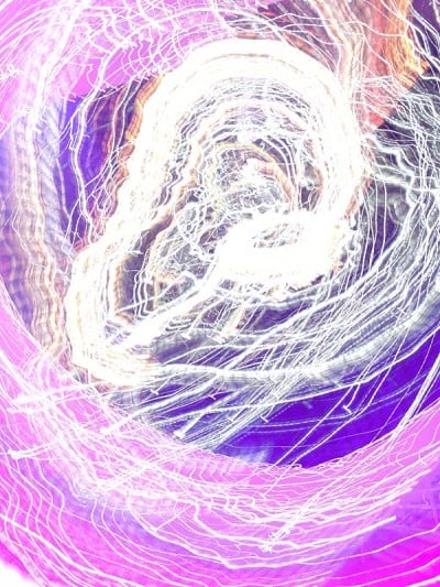 兴奋的能量粒子
