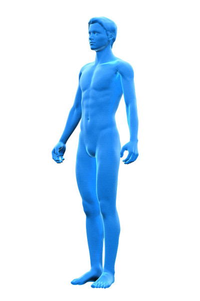 男人，人体男性，3D