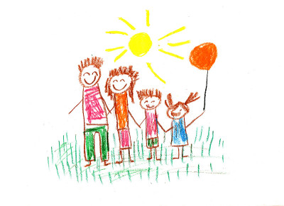 孩子们画画