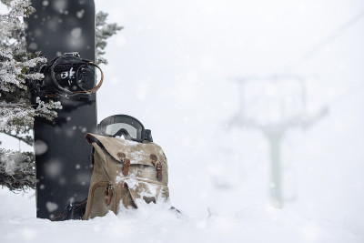 单板滑雪。