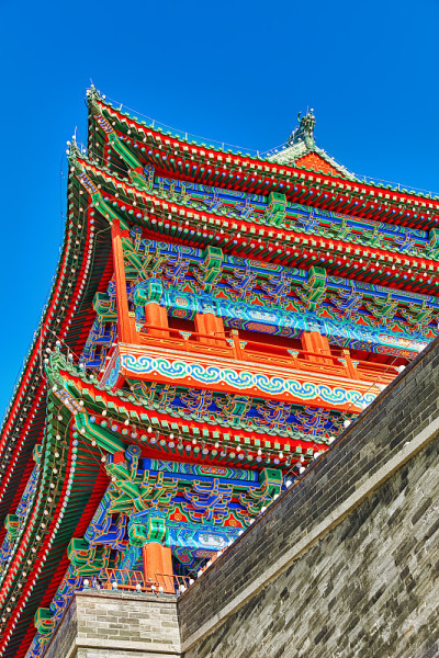 美丽的正阳门(前门)。
