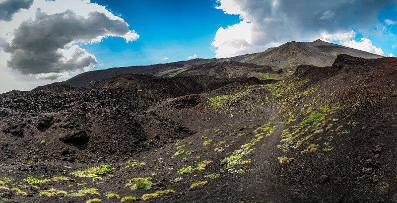 西西里岛埃特纳火山,