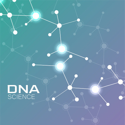 摘要分子背景，连接结构。Dna,原子,神经元。科学的设计理念