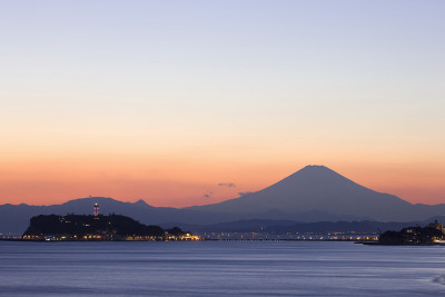 富士山和Enoshima