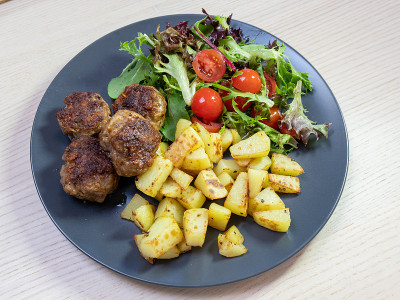 牛肉炸肉饼