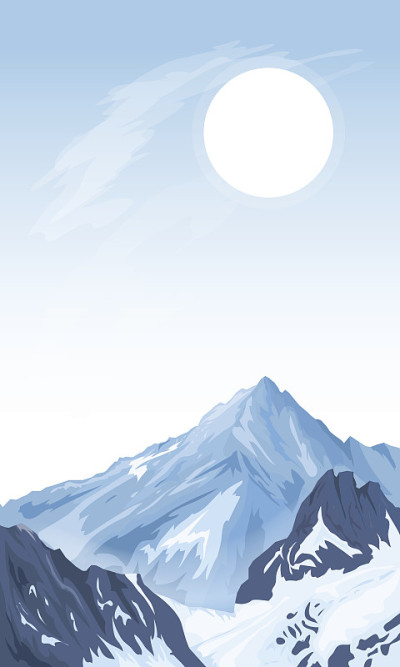 垂直山背景