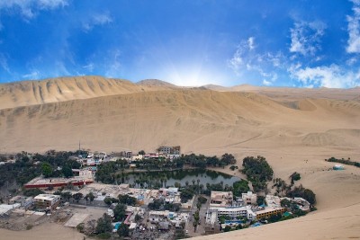 Huacachina沙漠城镇Oásis Perú