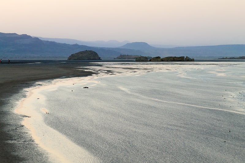 Natron湖景观，坦桑尼亚，非洲