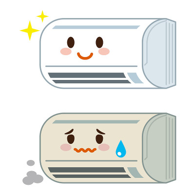 Clean air conditioner and dirty air conditioner
