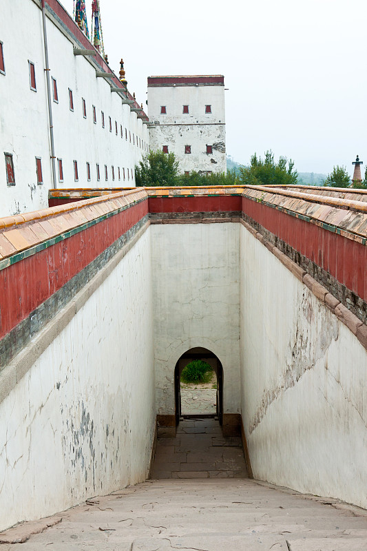 藏式建筑在普陀寺的案例，承德，山