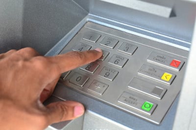 按ATM EPP键盘