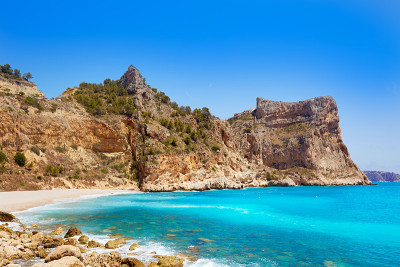 Cala del Moraig海滩Benitachell Alicante