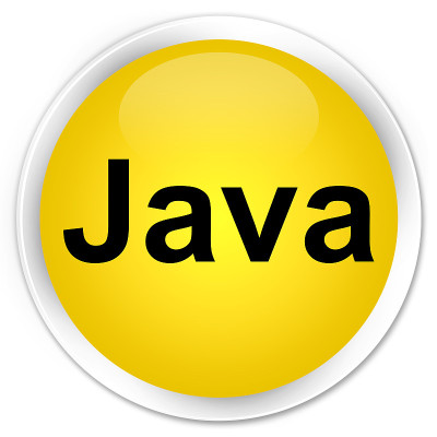 Java高级黄色圆形按钮