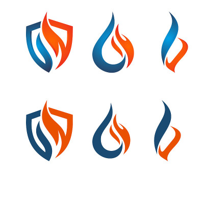 Vector illustration of a firewall