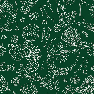 沼泽里无缝的生活模式