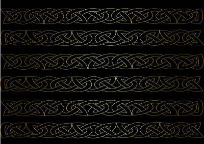 Abstract illustration Celtic ornament. Celtic patt