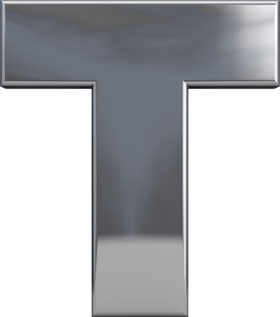 金属字母T