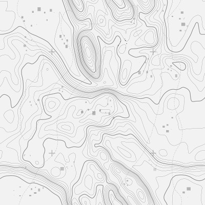 无缝矢量地形图背景。直线地形图无缝模式。等高线背景地理网格。山地徒步旅行路线。无缝的波浪模式。