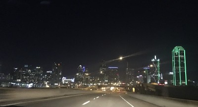 德州达拉斯唐顿的夜晚