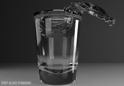 镜头玻璃标准3D插图