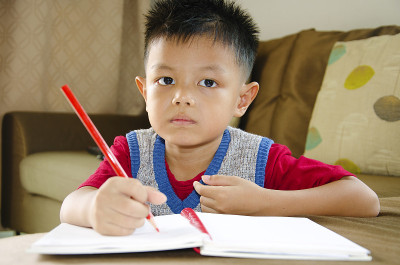 孩子们写