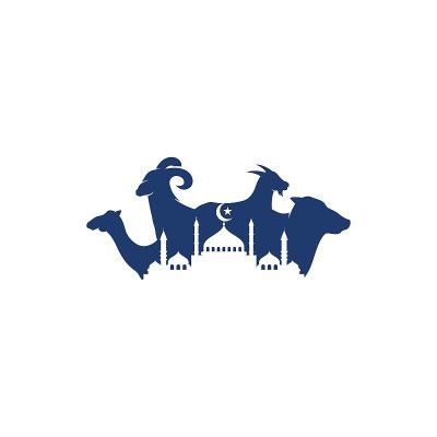 Eid Al Adha Mubarak icon vector