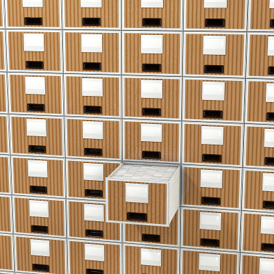 文件柜- 3d渲染插图
