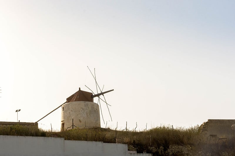 Vejer de la Frontera。西班牙安达卢西亚加的斯省的一个典型的白色村庄