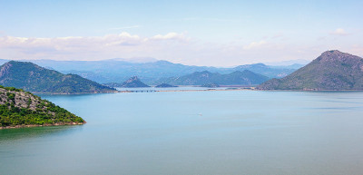 黑山。斯卡达湖国家公园
