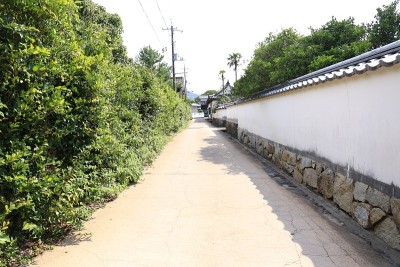 萩城的街景