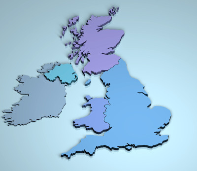 英国的3 d