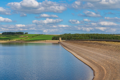 德文特水库，英格兰，英国