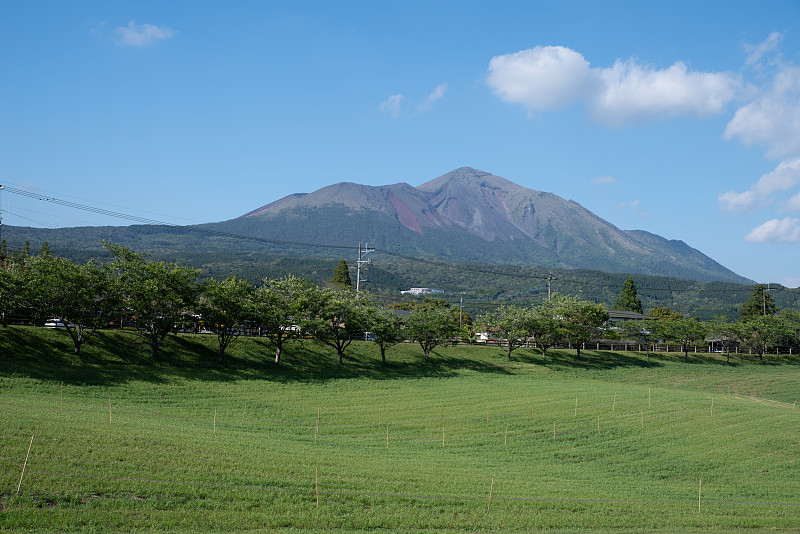 雾岛山脉的景色