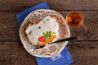 西西里甜点，配圣约瑟夫乳清干酪