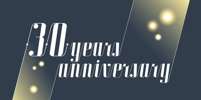 30周年纪念向量图标