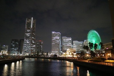 横滨港夜景