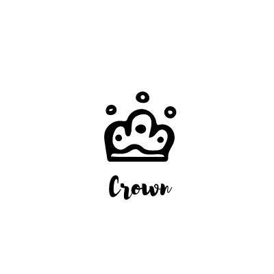 皇冠标志涂鸦