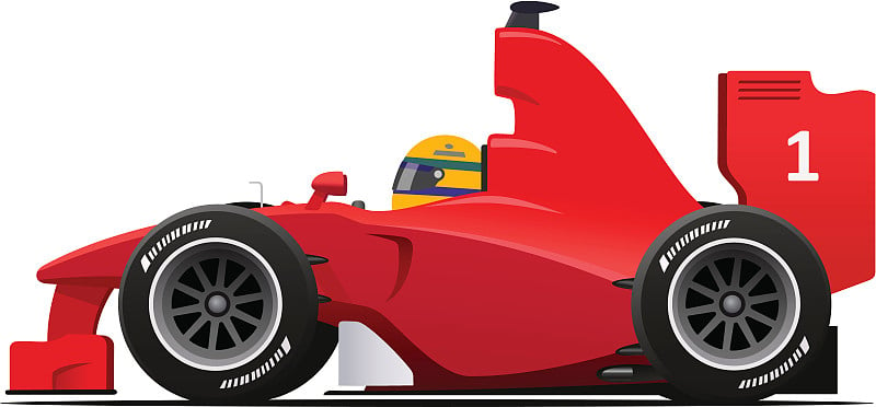 f1红色赛车