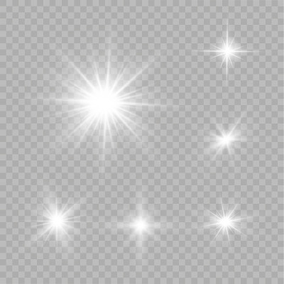 White glowing light