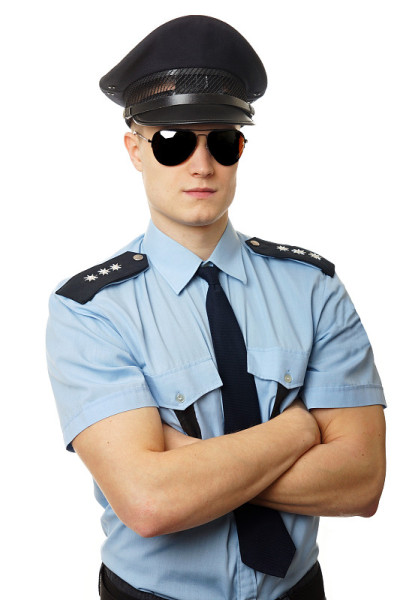 微笑警察的画像