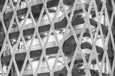 现代建筑抽象背景